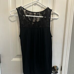 Express Black Lace Tank Top